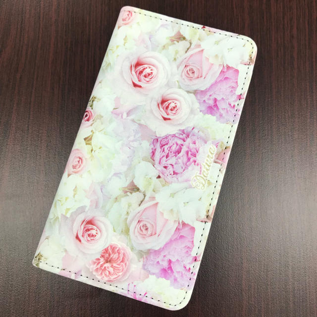 DaTuRa(ダチュラ)のiPhoneケース DaTuRa ダチュラ 手帳型 花柄 バラ 鏡付き おしゃれ スマホ/家電/カメラのスマホアクセサリー(iPhoneケース)の商品写真