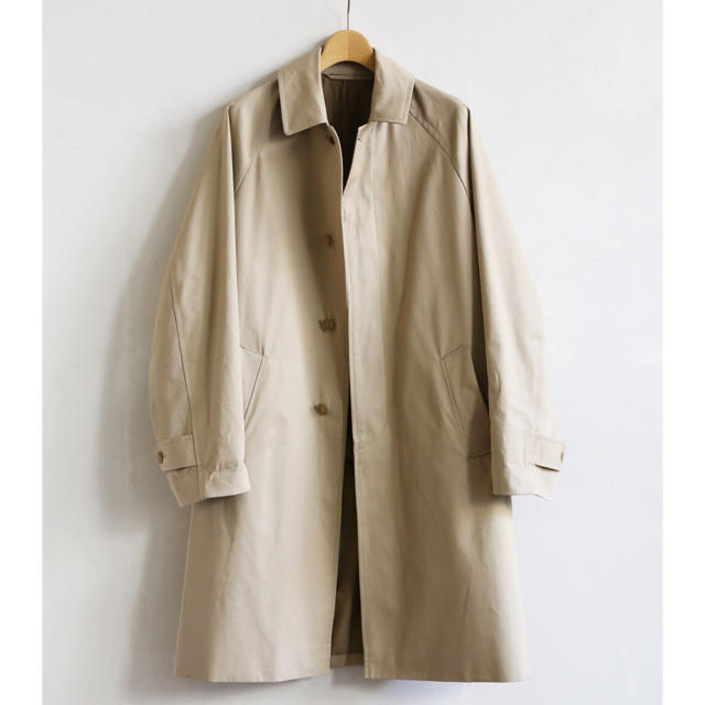 Comoli Cotton Gabardine Bal CollarCoat