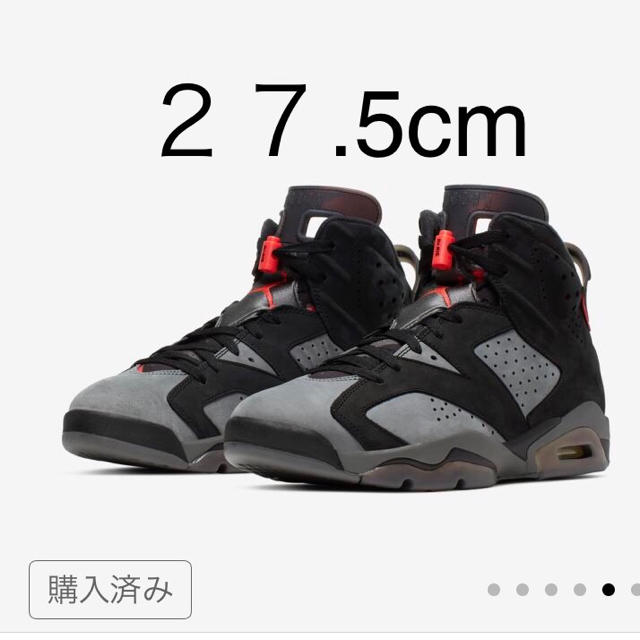 NIKE(ナイキ)のair jordan 6 psg メンズの靴/シューズ(スニーカー)の商品写真