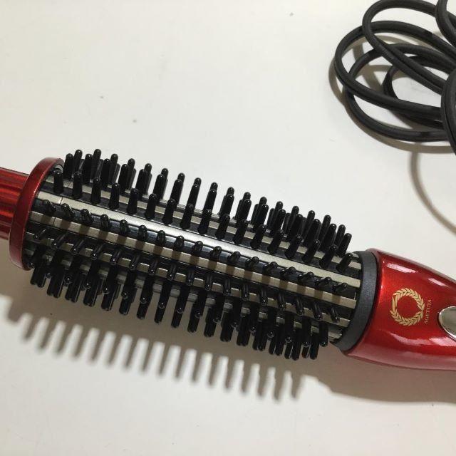 ZB158 展示品　アゲツヤ　 ロールブラシヘアアイロン 熱くならない スマホ/家電/カメラの美容/健康(ヘアアイロン)の商品写真