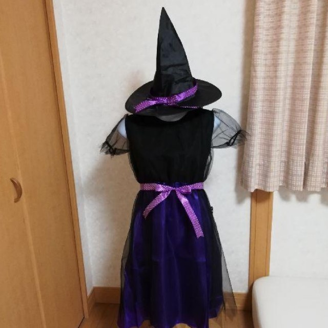 【150】ハロウィン　コスチューム　仮装　魔女　ドレス　レディース　キッズ　人気 エンタメ/ホビーのコスプレ(衣装一式)の商品写真