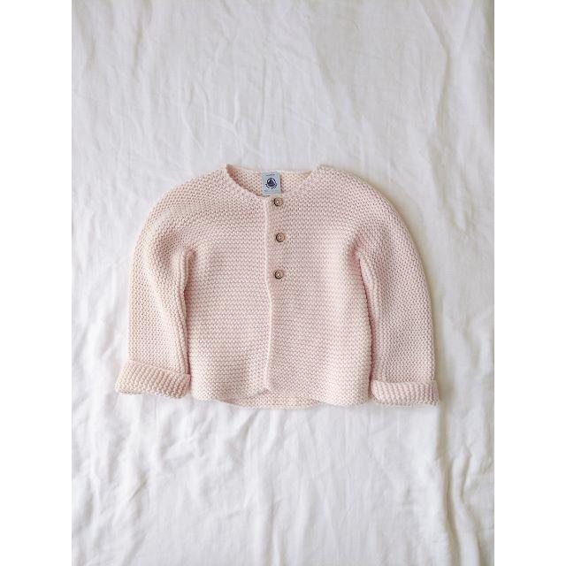 PETIT BATEAU(プチバトー)の18m プチバトー カーディガン キッズ/ベビー/マタニティのベビー服(~85cm)(カーディガン/ボレロ)の商品写真