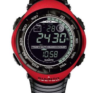 スント(SUUNTO)のSUUNTO VECTOR 赤×黒腕時計(腕時計(デジタル))