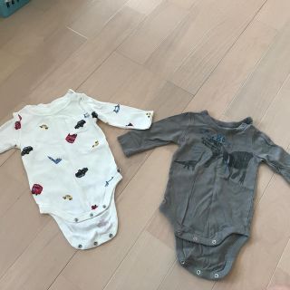 ベビーギャップ(babyGAP)のpopo114様専用 美品  70サイズ ベビーGAP  2点セット(ロンパース)