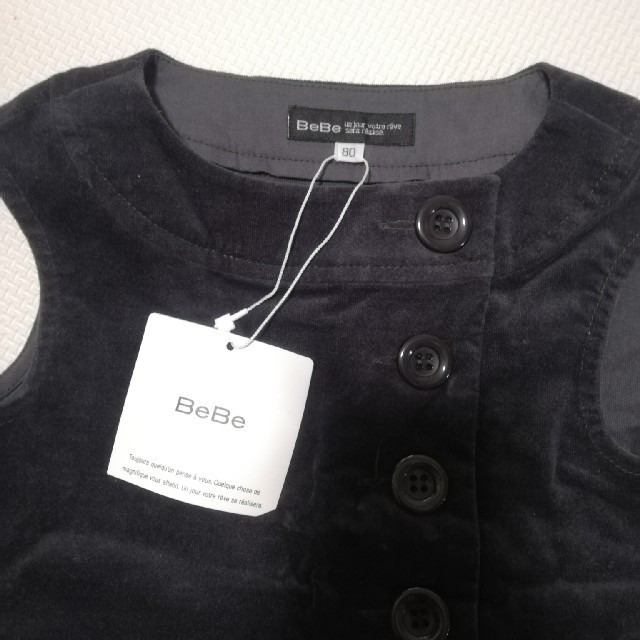 BeBe(ベベ)のBebe  ワンピース　80 秋冬物 キッズ/ベビー/マタニティのベビー服(~85cm)(ワンピース)の商品写真