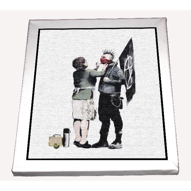 85--バンクシー（banksy）canvas/art canvas/キャンバス エンタメ/ホビーのアート用品(ボードキャンバス)の商品写真