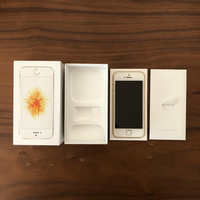 【極美品】iPhoneSE 16GB ゴールド