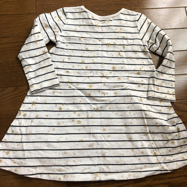 GLOBAL WORK(グローバルワーク)のワンピース ボーダー Global work キッズ/ベビー/マタニティのキッズ服女の子用(90cm~)(ワンピース)の商品写真