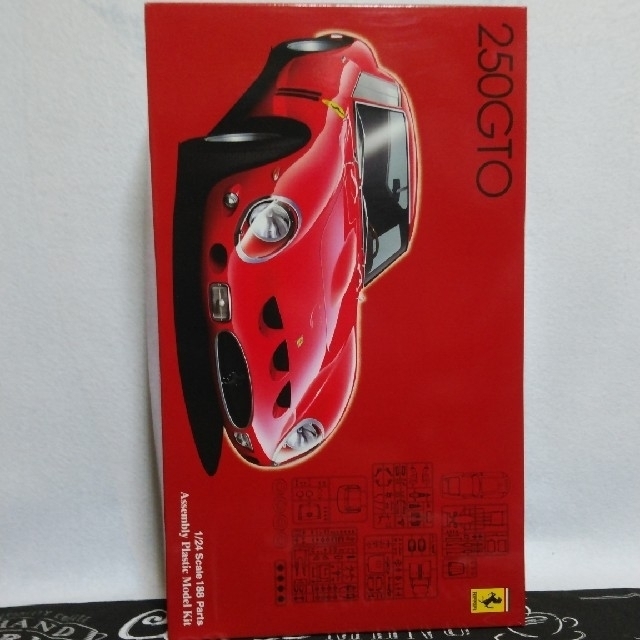 Ferrari(フェラーリ)のFerrari250GTOプラモデル(未組み立て) エンタメ/ホビーのおもちゃ/ぬいぐるみ(模型/プラモデル)の商品写真