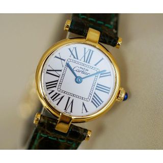 カルティエ(Cartier)の美品 カルティエ マスト ヴァンドーム オパラン ローマン SM Cartier(腕時計)