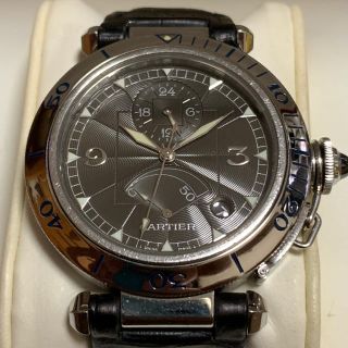 カルティエ(Cartier)のカルティエ パシャ GMT パワーリザーブ オートマチック(腕時計(アナログ))