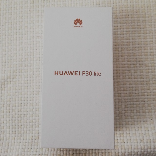 送料無料★新品 7月購入 ファーウェイ HUAWEI P30 lite ブラックスマートフォン/携帯電話