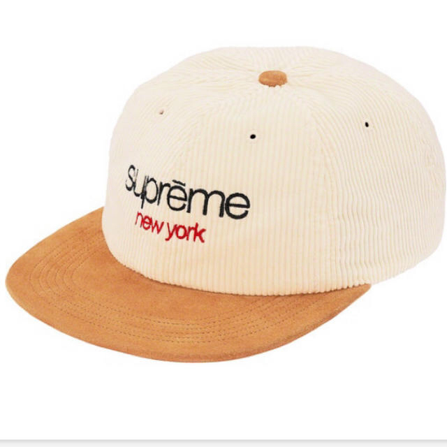 supreme Classic Logo Corduroy 6-Panelメンズ