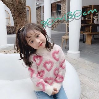 ザラキッズ(ZARA KIDS)の【秋・冬新作 】Heart♡ニット 韓国子供服(ニット)