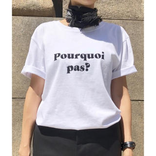 アパルトモンドゥーズィエムクラス(L'Appartement DEUXIEME CLASSE)の新品⭐️Les Petits Basics Pourquoi Pas Tee(Tシャツ(半袖/袖なし))
