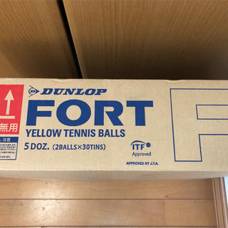 ダンロップ(DUNLOP)のDUNLOP テニスボール  FORT（フォート）2個入1箱30缶(ボール)