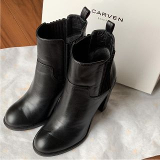 carven カルヴェン サイドゴアブーツ ネイビー サイズ25cm