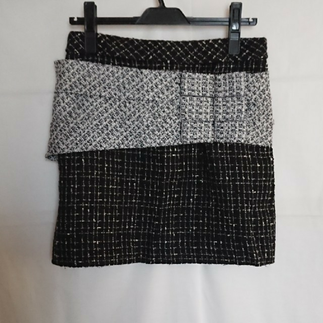 haco!(ハコ)のhaco! リボンツイードスカート レディースのスカート(ひざ丈スカート)の商品写真