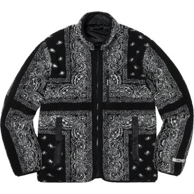 Supreme - Reversible Bandana Fleece Jacket