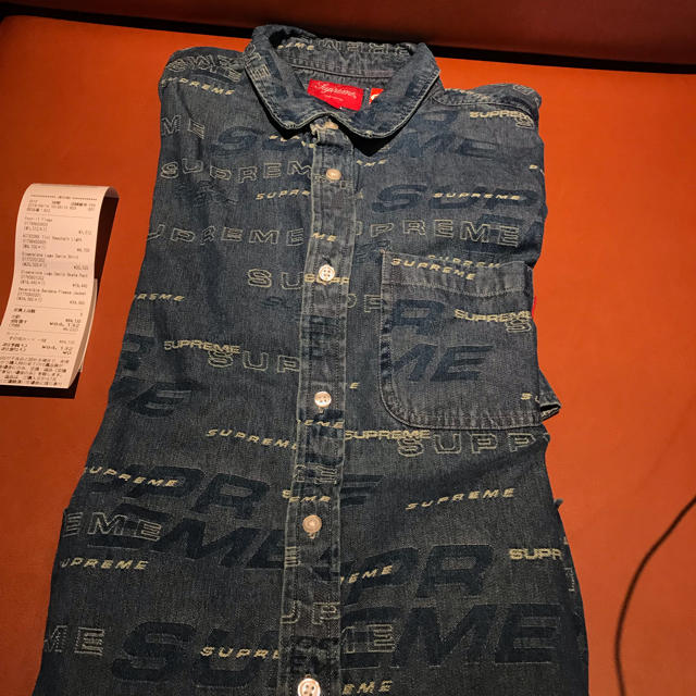 Supreme(シュプリーム)のsupreme Dimensions Logo Denim Shirt デニム メンズのトップス(シャツ)の商品写真