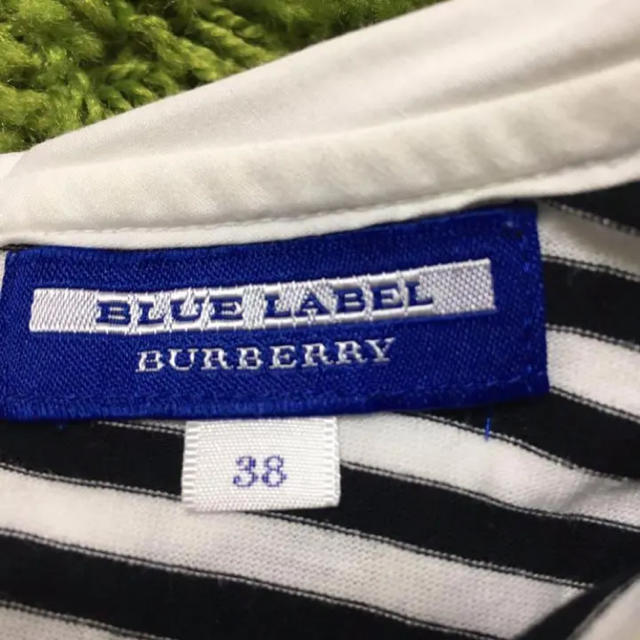 BURBERRY BLUE LABEL(バーバリーブルーレーベル)のburberryバーバリーブルーレーベル❤︎白襟トップス レディースのトップス(カットソー(半袖/袖なし))の商品写真