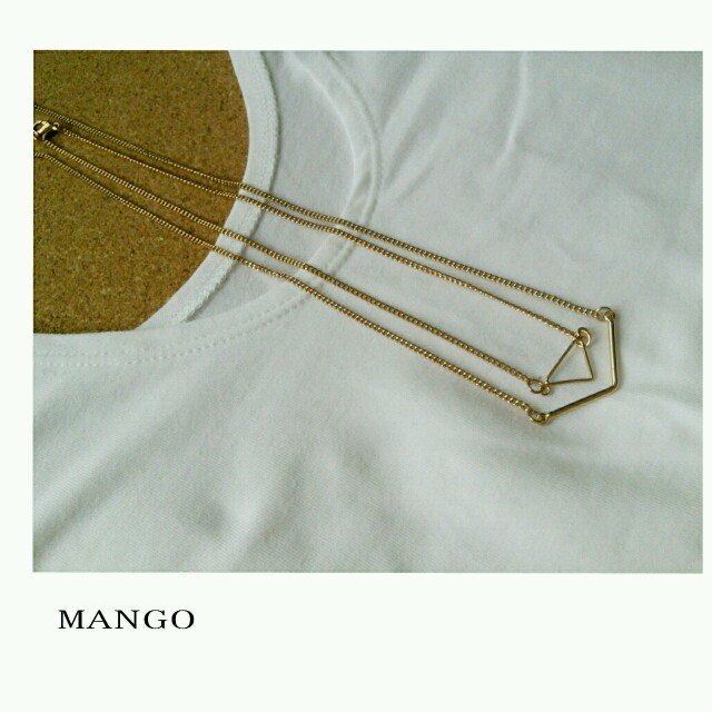 MANGO(マンゴ)のMANGO。二連ネックレス。  レディースのアクセサリー(ネックレス)の商品写真