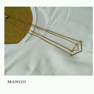 マンゴ(MANGO)のMANGO。二連ネックレス。 (ネックレス)