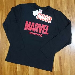 マーベル(MARVEL)のマーベル アベンジャーズロゴロンティー 長袖トップス(130)☆新品タグ付き(Tシャツ/カットソー)