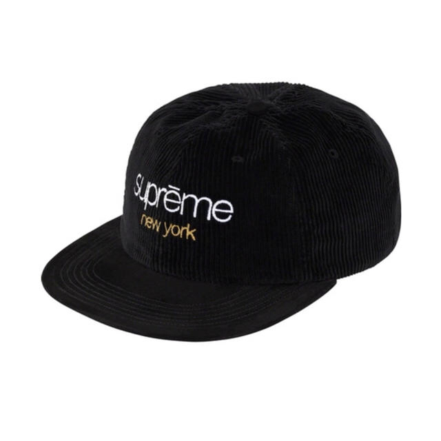 Supreme Classic Logo Corduroy 6-Panelキャップ