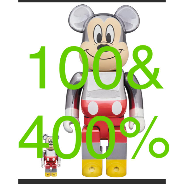 MEDICOM TOY(メディコムトイ)のBE@RBRICK fragmentdesign MICKEY MOUSE エンタメ/ホビーのフィギュア(その他)の商品写真