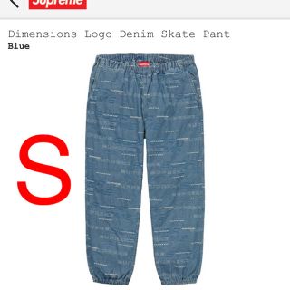 シュプリーム(Supreme)のDimensions Logo Denim Skate Pant(ワークパンツ/カーゴパンツ)