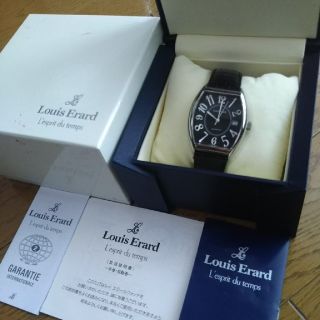 ルイエラール(Louis Erard)のルイ・エラール E80045  トノー バックスケルトン SS 自動巻き腕時計(腕時計(アナログ))