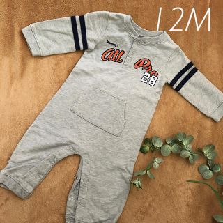 カーターズ(carter's)のcarter’s グレーカバーオール 12months (カバーオール)