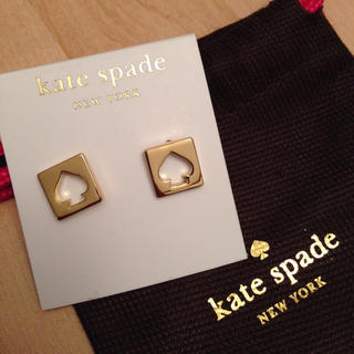 ケイトスペードニューヨーク(kate spade new york)のSALE♠︎ ゴールドピアス♠︎新品(ピアス)