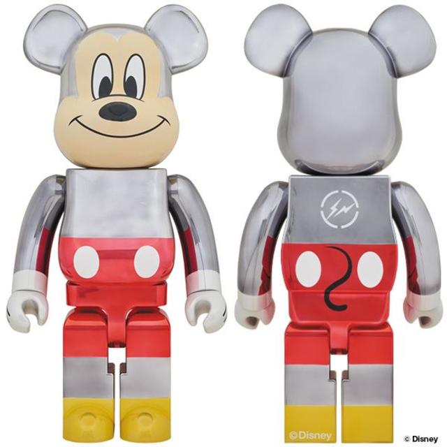 MEDICOM TOY(メディコムトイ)のBE@RBRICK fragmentdesign MICKEY MOUSE エンタメ/ホビーのおもちゃ/ぬいぐるみ(キャラクターグッズ)の商品写真