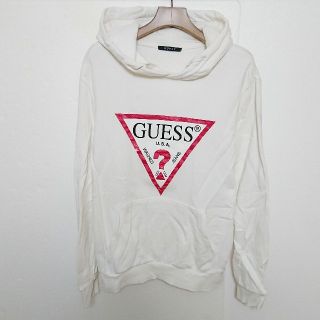 ゲス(GUESS)のGUESS ゲス ビッグロゴプルオーバーパーカー(パーカー)