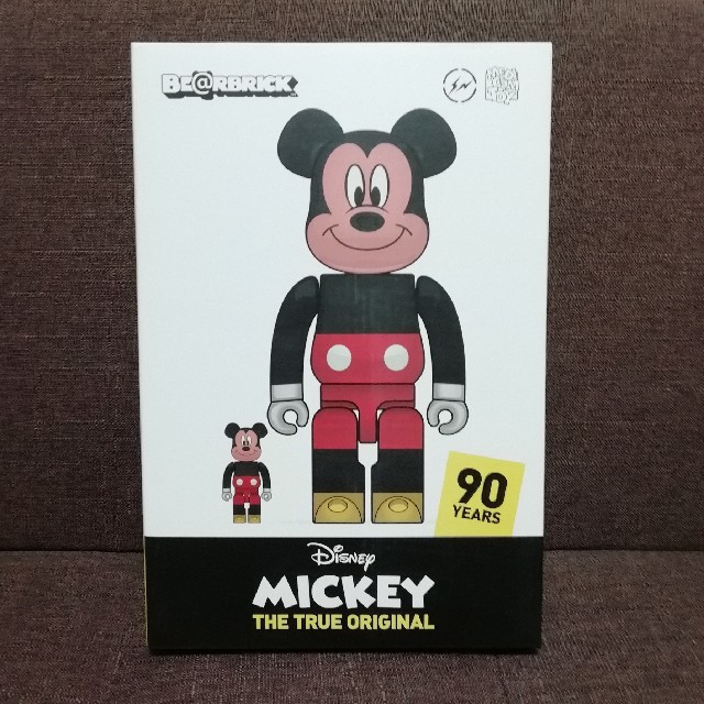 キャラクターグッズBE@RBRICK fragmentdesign MICKEY MOUSE