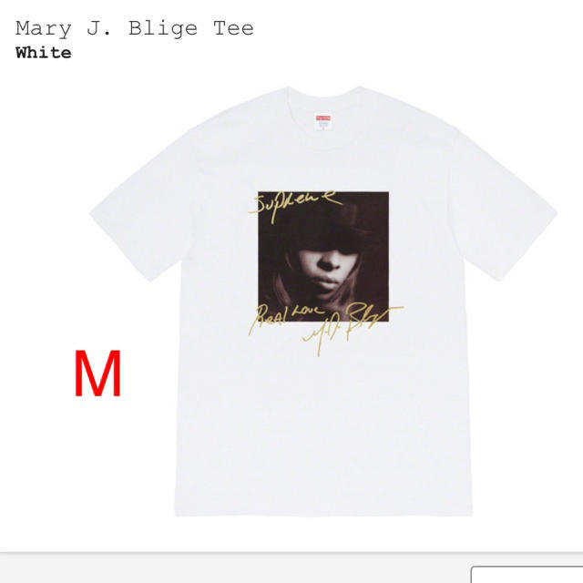 Supreme Mary J. Blige Tee White Mサイズ