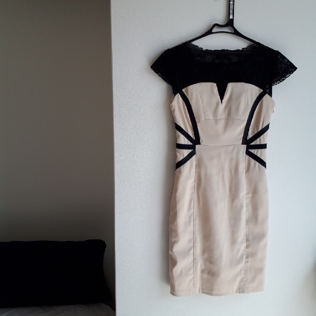 ドレス　ワンピース　シースルー レディースのワンピース(ひざ丈ワンピース)の商品写真