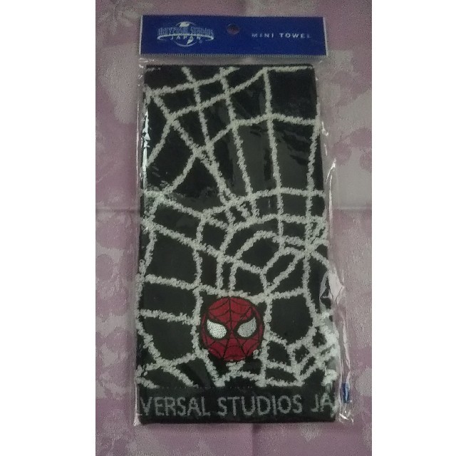 USJ(ユニバーサルスタジオジャパン)のスパイダーマン タオルハンカチ USJ ユニバ 土産 エンタメ/ホビーのアニメグッズ(タオル)の商品写真