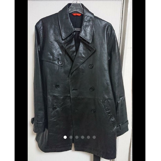 Paul Smithのレザートレンチコート/Lサイズ - トレンチコート