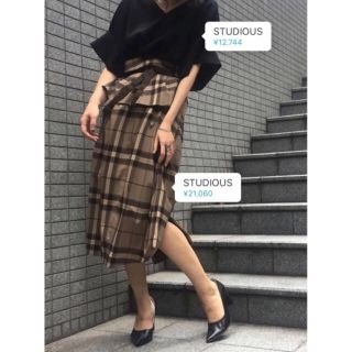 ステュディオス(STUDIOUS)の♡ STUDIOS チェックコルセットスカート ♡(ひざ丈スカート)