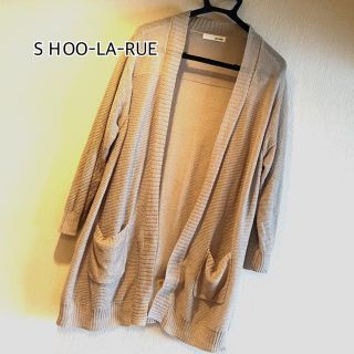 シューラルー(SHOO・LA・RUE)の②used美品【ＳＨOO-LA-RUE】サイズLロングカーディガン(カーディガン)