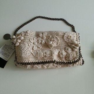 ステラマッカートニー 白ニットバッグ の通販 by sakura's shop