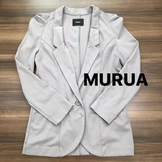ムルーア(MURUA)のMURUA ジャケット グレー Ｆ(テーラードジャケット)