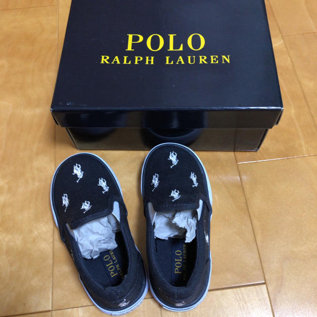 POLO RALPH LAUREN(ポロラルフローレン)のポロラルフローレン スニーカー スリッポン 15.5cm キッズ/ベビー/マタニティのキッズ靴/シューズ(15cm~)(スリッポン)の商品写真