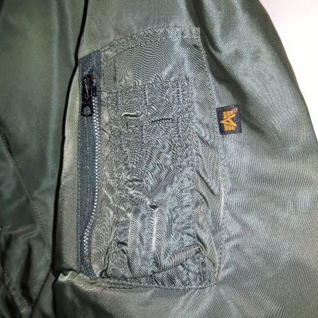 ALPHA INDUSTRIES(アルファインダストリーズ)のALPHA（アルファ）　ＭＡ－１　1990年代前半アメリカ製　サイズLarge メンズのジャケット/アウター(フライトジャケット)の商品写真