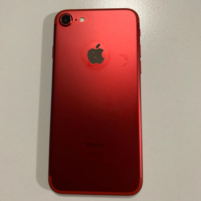 アップル Apple iPhone 7 red 128GB 即購入可