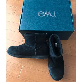 エミュー(EMU)の《美品》EMU パターソン ミニ black(ブーツ)