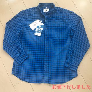 エーグル(AIGLE)の新品タグ付  AIGLE 吸水速乾ギンガムチェックBDシャツ XL(シャツ)